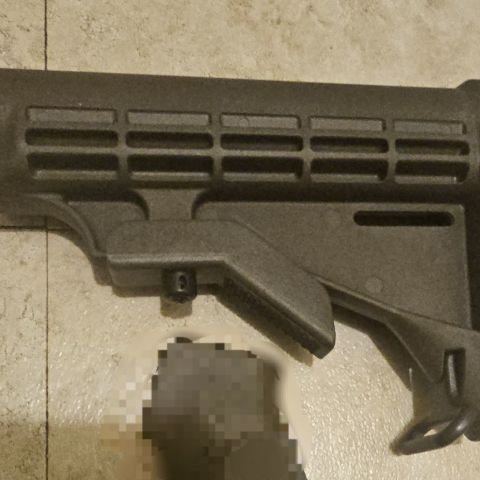 Unmarked armalite OD m4 stock
