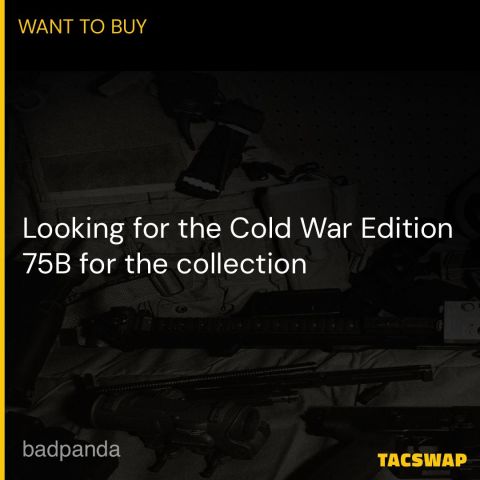 CZ 75B Cold War Edition