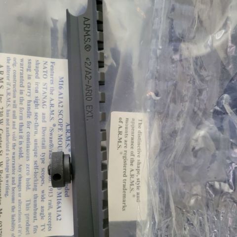 A.r.m.s. carry handle scope mo