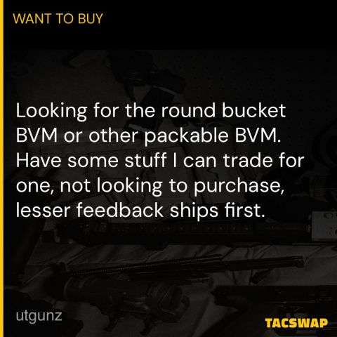 Looking for: pocket BVM