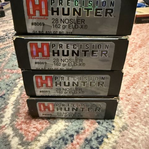 Once fired 28 nosler brass