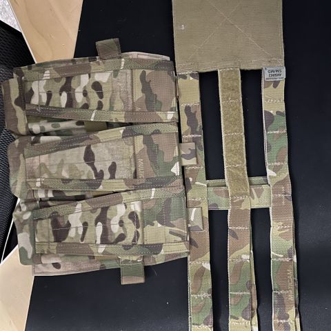 Crye precision M4 front flap and s/m cummerbund