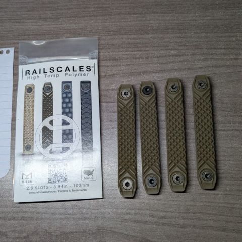 Railscales HTP FDE Tan 4 Pack