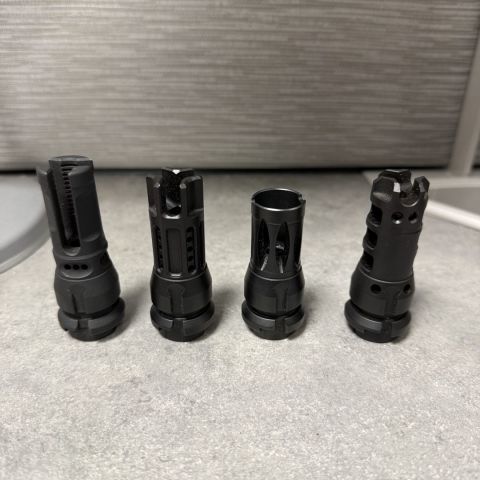 Assorted Keymo muzzle devices