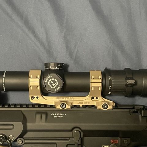 Leupold MK6 1-6 Reptilia mount