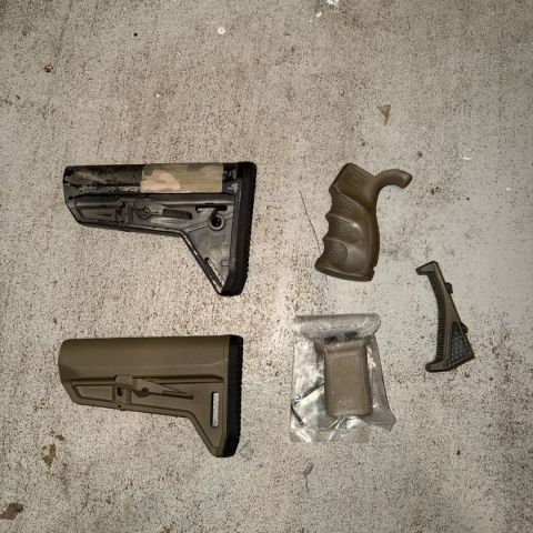 Magpul stocks, FAB-AG43, BCM 