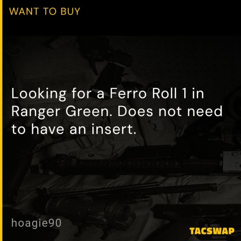 Ferro Roll 1 Ranger Green