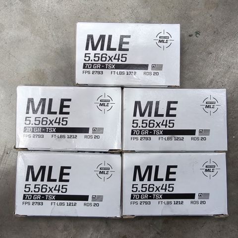 Norma MLE 70gr TSX 5.56 NATO