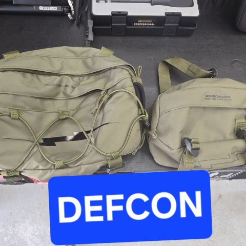 Both defcon bags