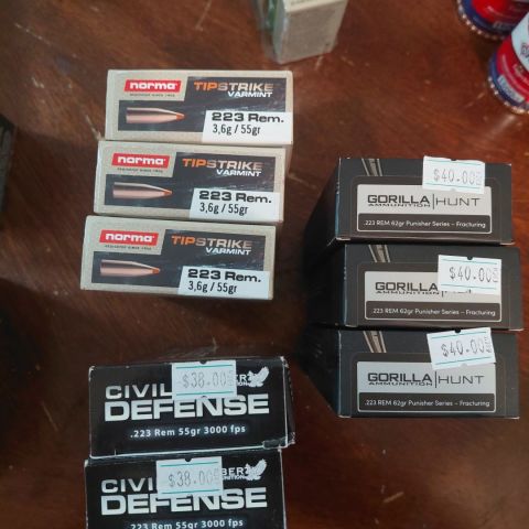 223 hunting ammo NIB 