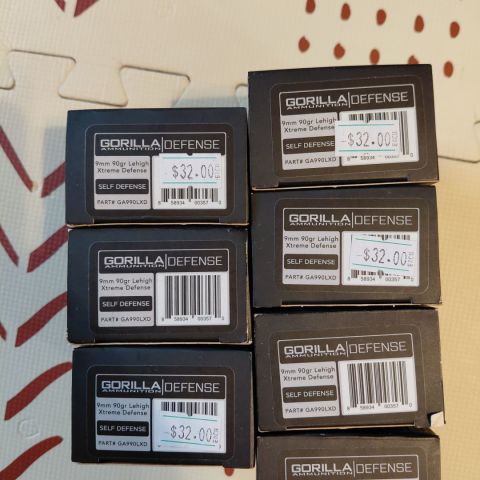 100 rnds gorilla 9mm Lehigh