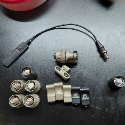 Surefire parts tails and mount