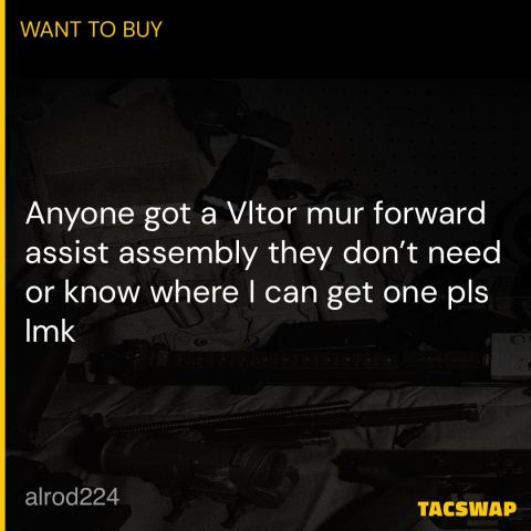 ISO vltor mur forward assist 