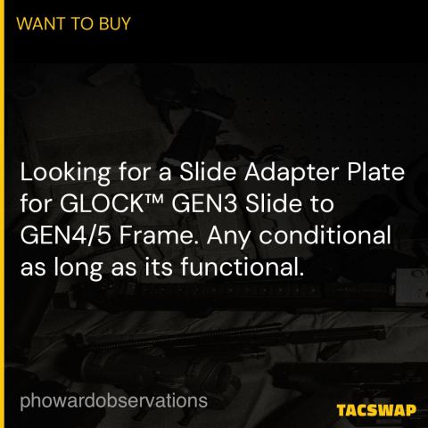 SI Slide Adaptor Plate