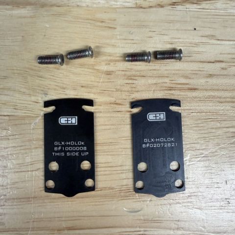 C&H Holosun K Glock slim plate