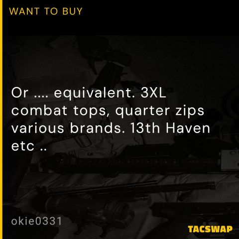 3XL Velocity system tops