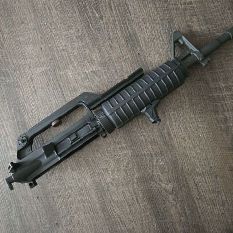 XM177 upper with tear drop FA