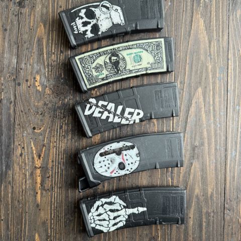 Custom Painted Magazines