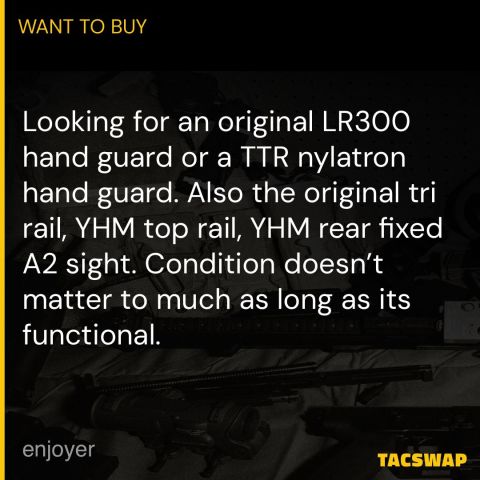 LR300/Para TTR parts