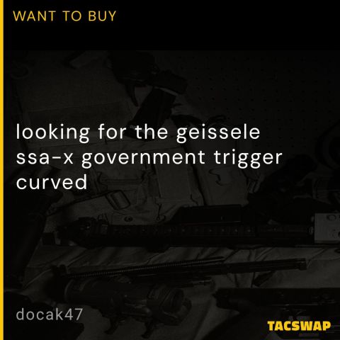Geissele SSA-X curved governmn