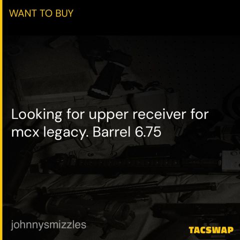 Mcx legacy parts used to salty