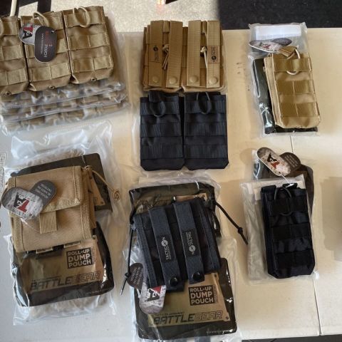 NEW Battle Magazine Pouch, Dump Pouches, Dumping Inventory