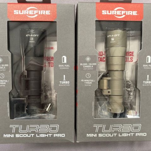 SF pistol and rifle Turbo lights