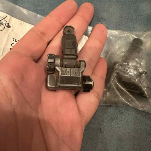 KAC rear Iron sight
