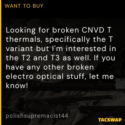 WTB ISO Broken CNVD T