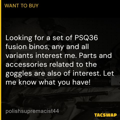 WTB L3 PSQ36 Fusion Binos