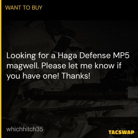 Haga Defense MP5 Magwell