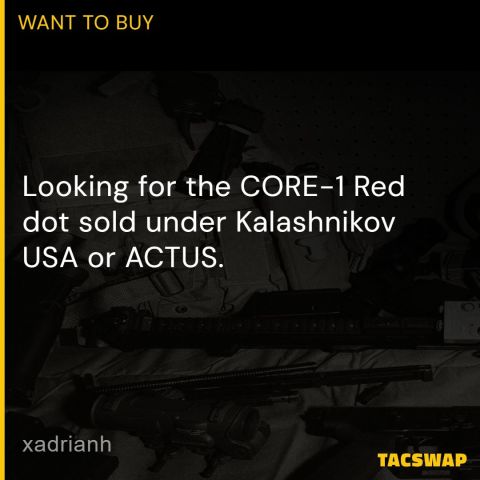 Kalashnikov USA/ACTUS CORE-1