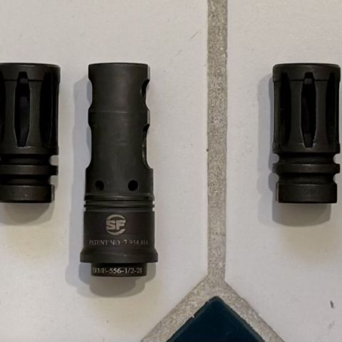 DD, LMT, SF flash hiders