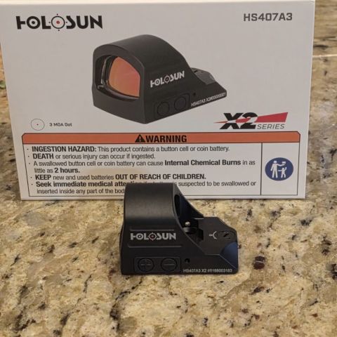 Holosun HS407A3 X2 brand new