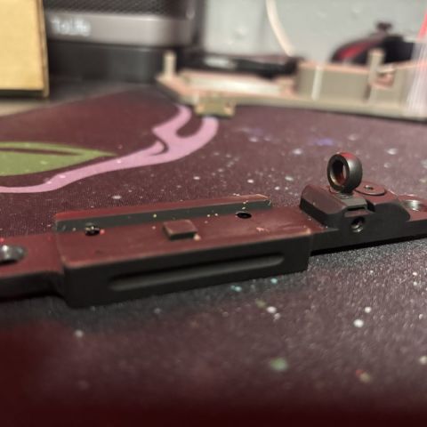  1301 T-2 and rear sight mount