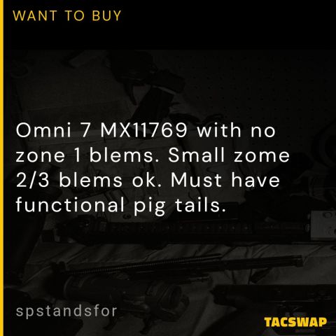 MX11769 IMAGE INTENSIFIERS