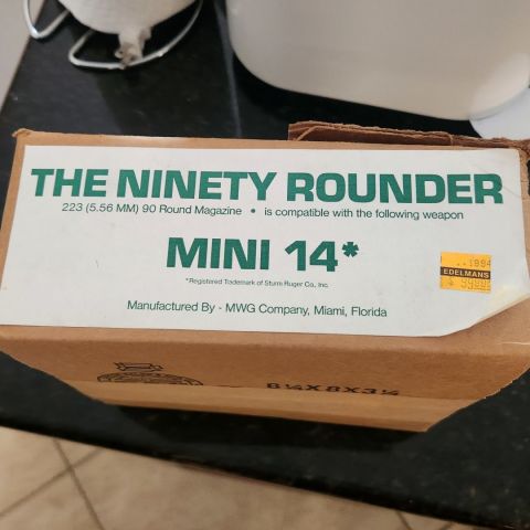 90 round drum mag mini 14