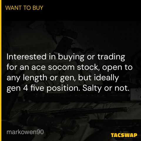 WTB WTT ACE SOCOM STOCK