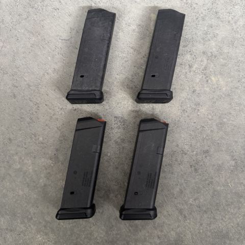 4x Magpul GL9 15rd Mags