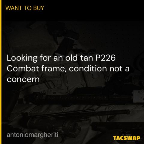 ISO P226 Combat Frame