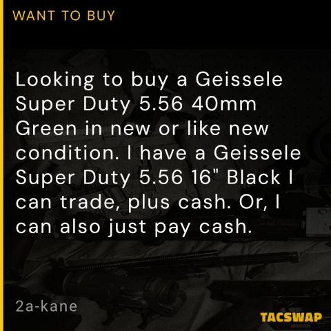 Geissele Super Duty 40mm Green