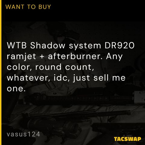 WTB Shadow sys DR920 ramjet