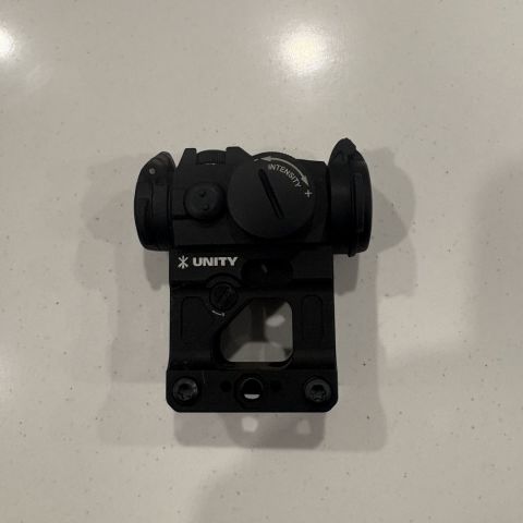 Aimpoint t2 on unity riser