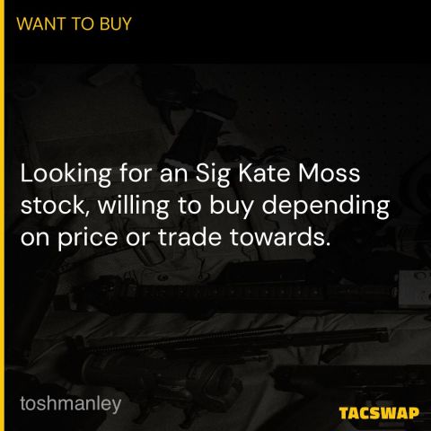 Sig Kate Moss Stock