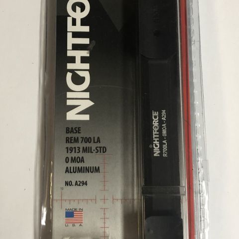 Nightforce Rem 700 Rail