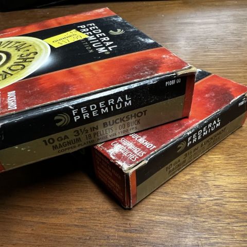 Federal 10 gauge 00 buckshot