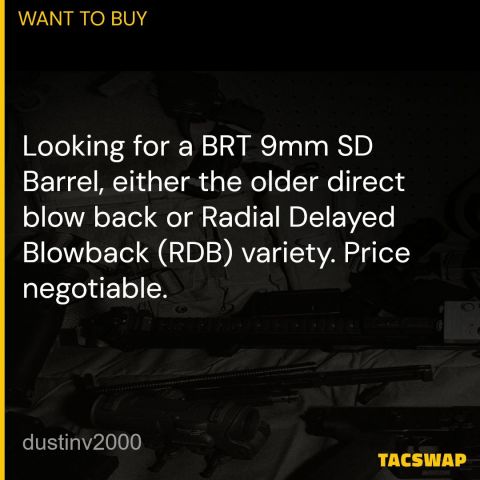 BRT, Broad River Tactical SD