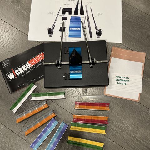 Wicked Edge WE120 sharpener 