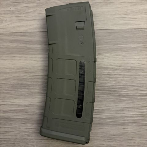 Magpul PMAG OD Green windowed