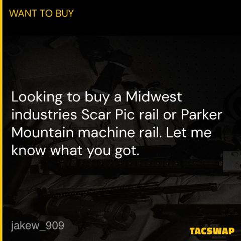 MI Pic or PMM Pic Scar Rail